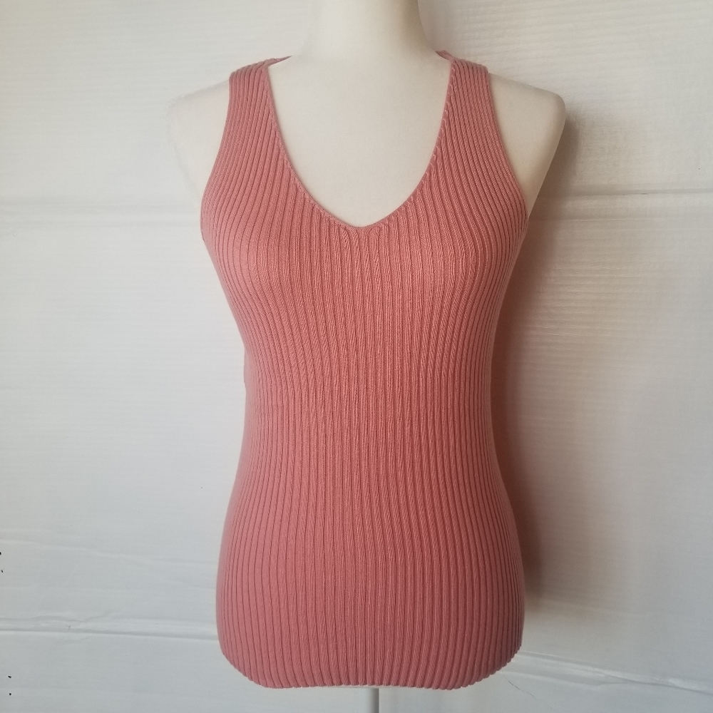 NEWPORT NEWS WOMENS STRETCHY V NECK TANK TOP